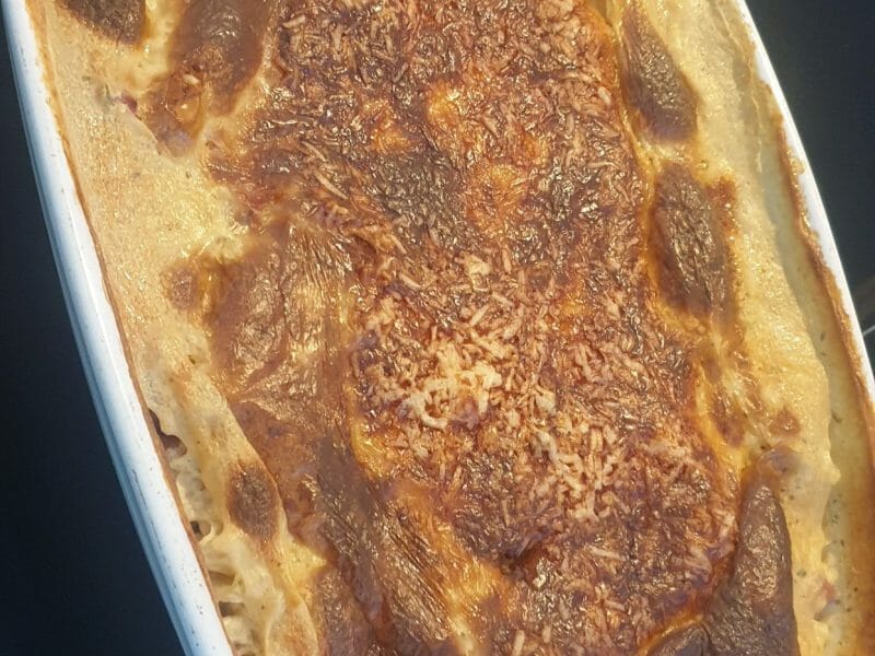 Cliquez pour zoomer ! Gratin de fusilli au jambon Thermomix par viki972