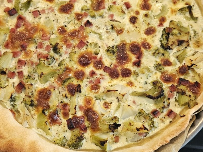 Cliquez pour zoomer ! Quiche au brocoli et jambon Thermomix par viki972
