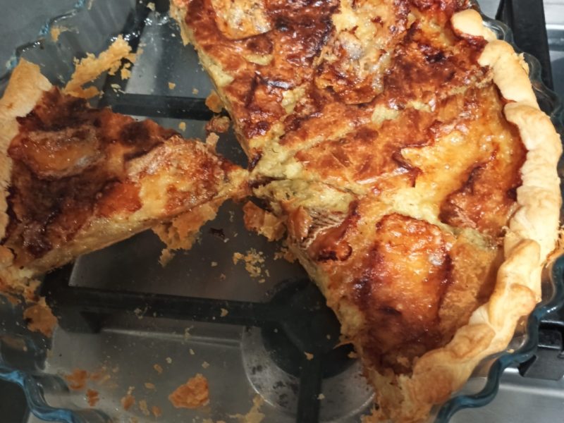 Cliquez pour zoomer ! Tarte aux échalotes et au chèvre Thermomix par stepur