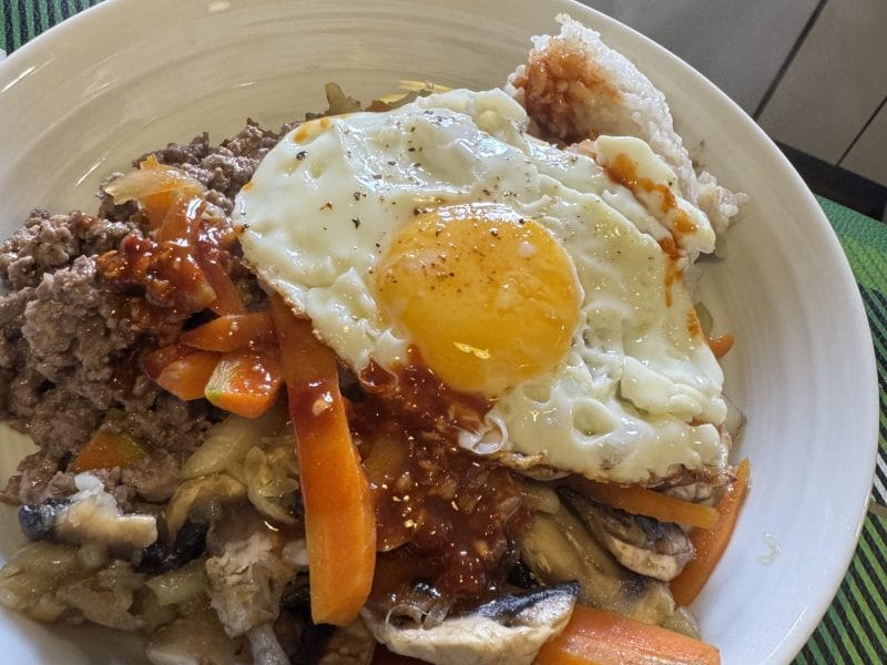 Cliquez pour zoomer ! Bibimbap coréen Thermomix par stepur