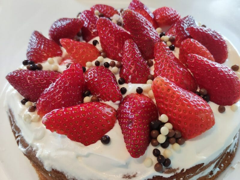 Cliquez pour zoomer ! Shortcake aux fraises Thermomix par w_3ndii