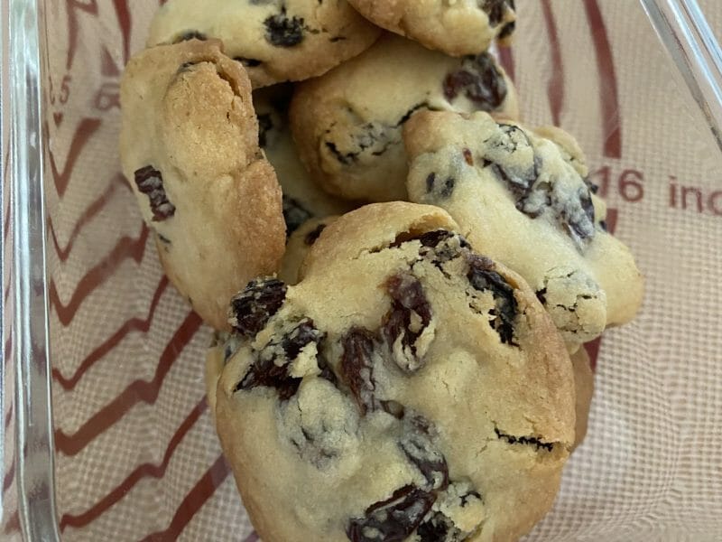 Cliquez pour zoomer ! Sablés aux raisins secs et au rhum Thermomix par sahar74