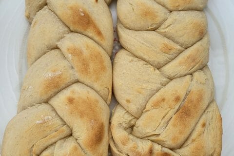 Cliquez pour zoomer ! Brioche tressée à la mie filante Thermomix par lolottelacompote