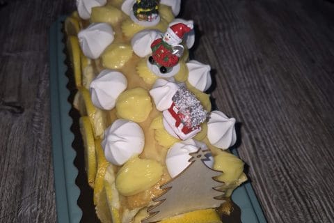 Cliquez pour zoomer ! Bûche au citron meringuée Thermomix par titia49680