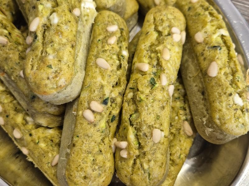 Cliquez pour zoomer ! Muffins courgettes et pesto Thermomix par titia49680