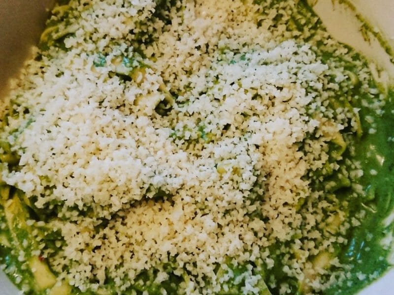 Cliquez pour zoomer ! Tagliatelles à la crème d’épinards Thermomix par Julie-Alexis