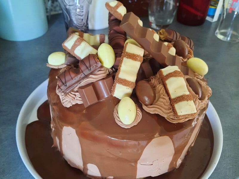 Cliquez pour zoomer ! Layer cake Kinder Bueno Thermomix par elodie_2509