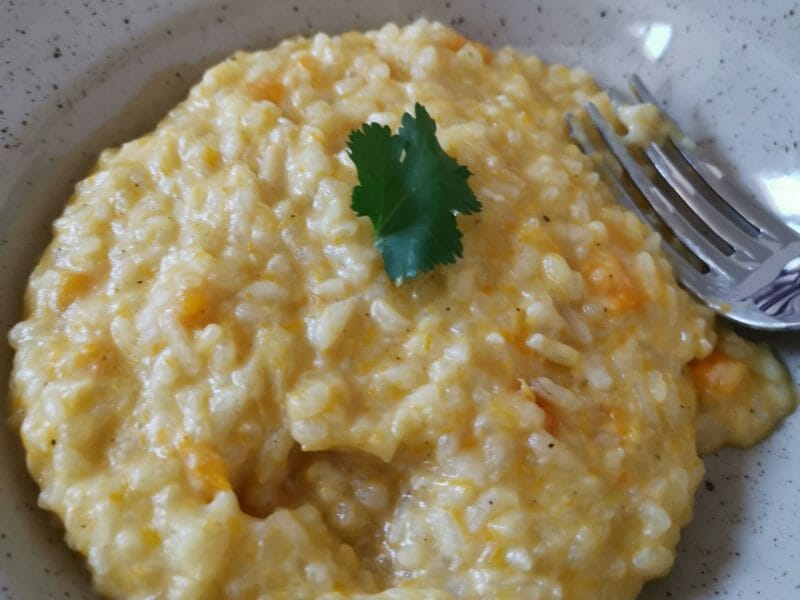 Cliquez pour zoomer ! Risotto butternut et chèvre frais Thermomix par moufassa