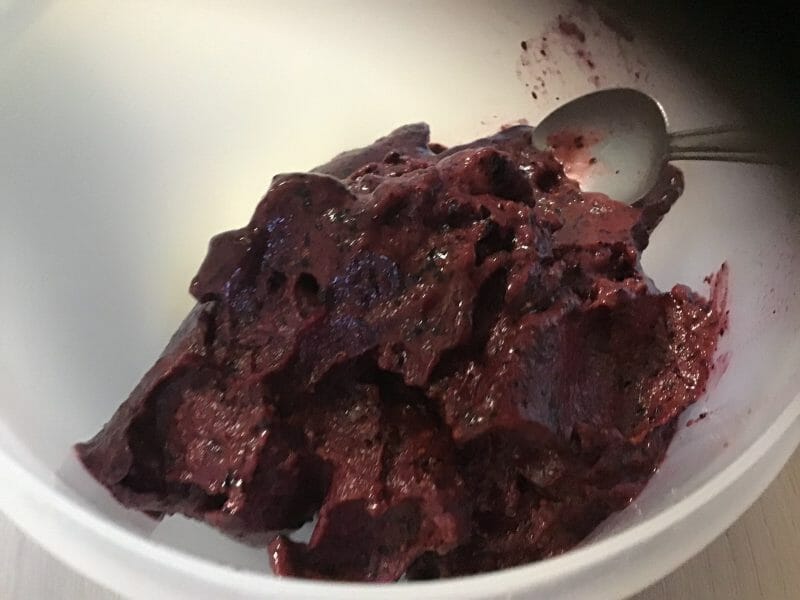 Cliquez pour zoomer ! Glace aux myrtilles Thermomix par annaroche1970