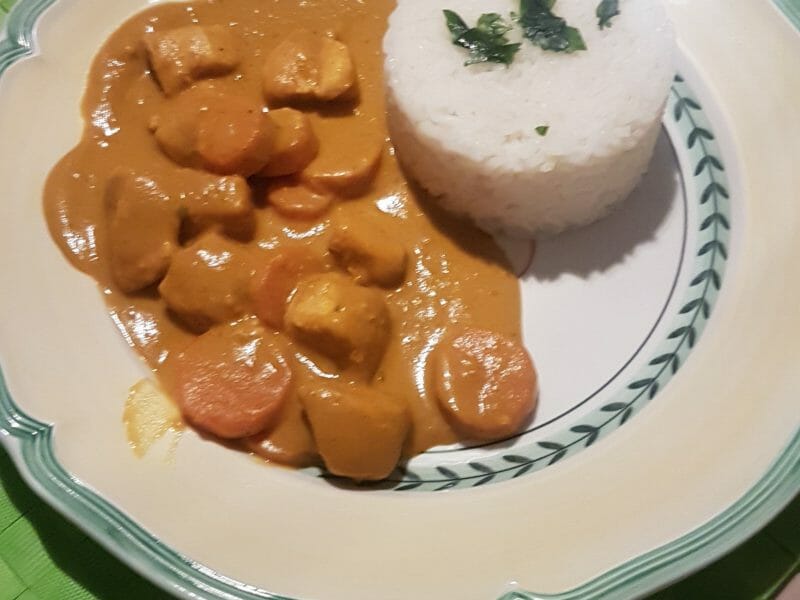 Cliquez pour zoomer ! Poulet coco aux 3 épices Thermomix par bichette057