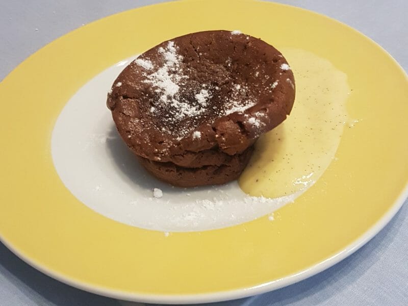 Cliquez pour zoomer ! Moelleux au chocolat cœur fondant Thermomix par bichette057