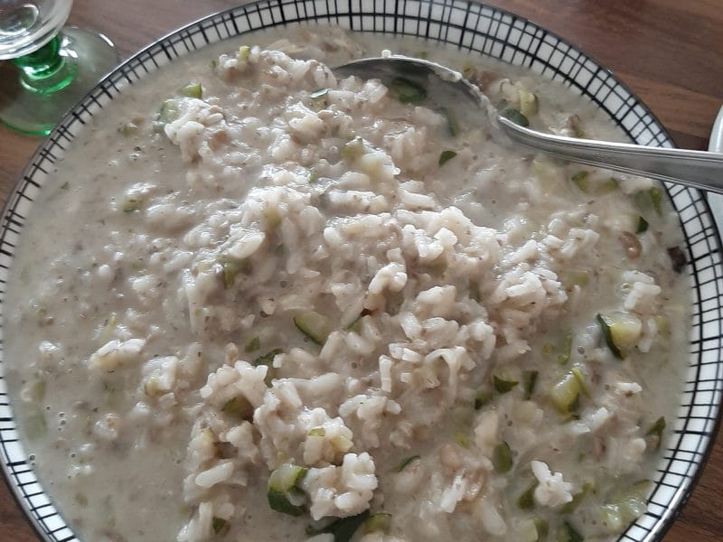 Cliquez pour zoomer ! Risotto champignons et courgettes Thermomix par shc72