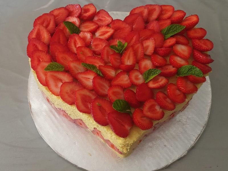 Cliquez pour zoomer ! Fraisier Thermomix par niniem13
