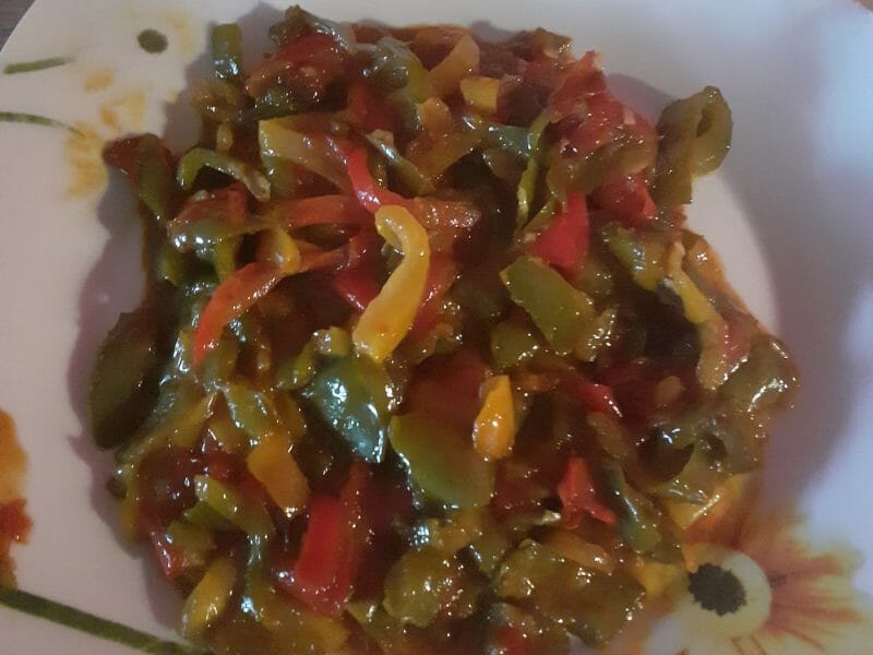 Cliquez pour zoomer ! Poivrons à l’aigre-douce Thermomix par allisonrkm