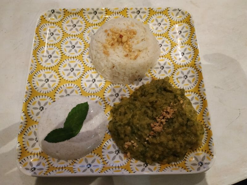 Cliquez pour zoomer ! Dhal d’épinards et de lentilles corail Thermomix par MMs