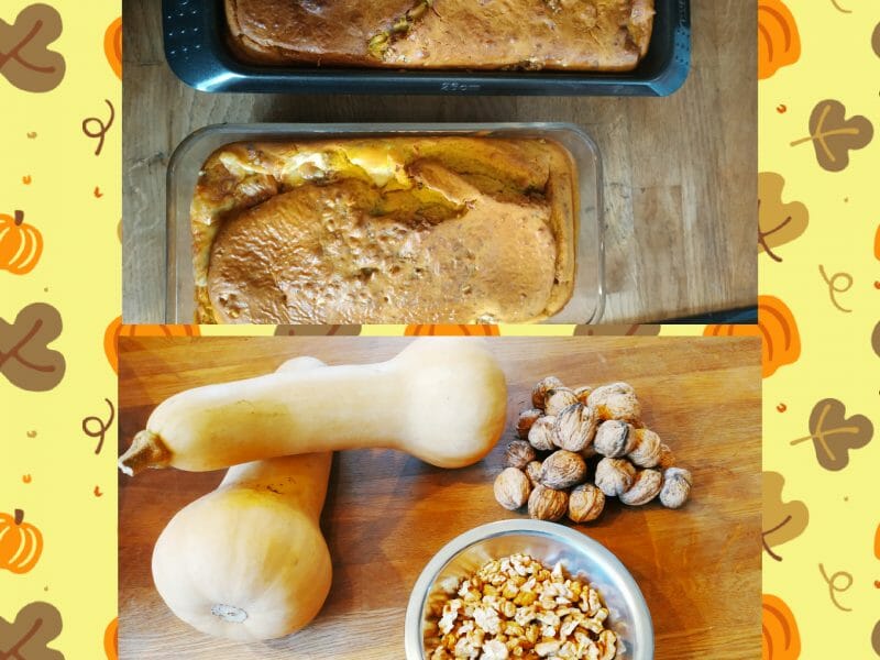 Cliquez pour zoomer ! Mini-cake au potimarron, noix et fourme de Montbrison Thermomix par MMs