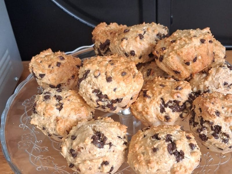 Cliquez pour zoomer ! Muffins au son d’avoine et aux pépites de chocolat Thermomix par farella