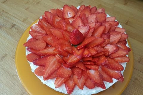Cliquez pour zoomer ! Tarte aux fraises sans cuisson au Thermomix
