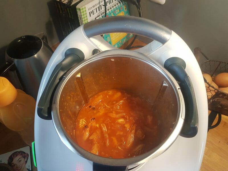 Bisque de crevettes au Thermomix Cookomix