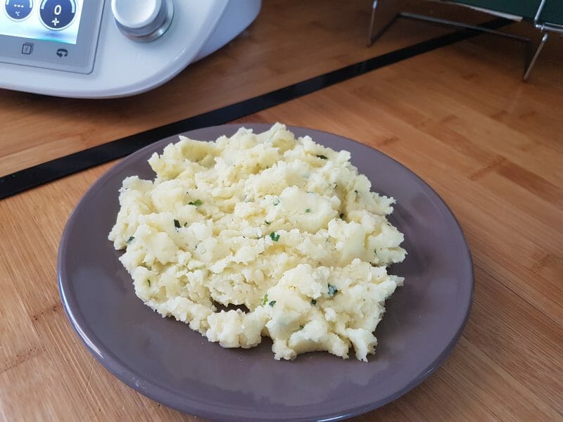 Ecrasé de pommes de terre à l’huile d’olive au Thermomix - Cookomix