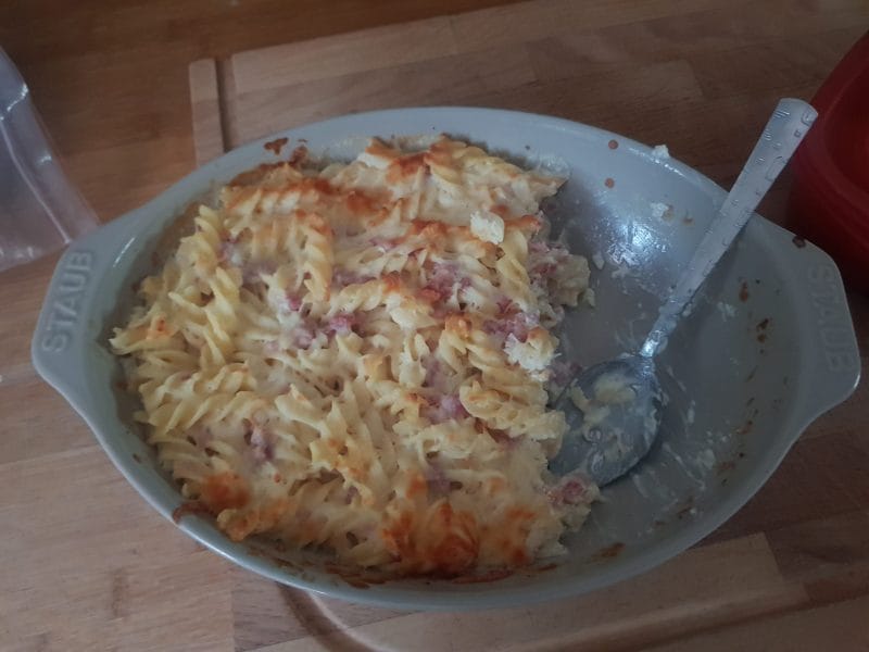 Cliquez pour zoomer ! Gratin de pâtes au fromage blanc Thermomix par farella