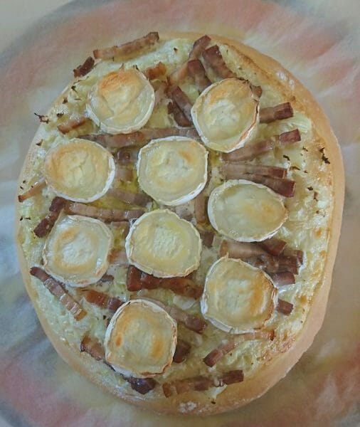 Cliquez pour zoomer ! Fougasse chèvre et lardons Thermomix par Toupie60