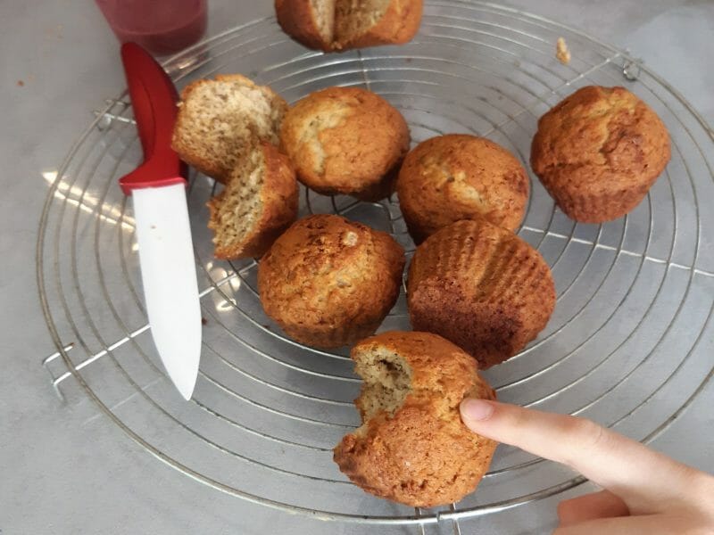 Cliquez pour zoomer ! Muffins à la banane Thermomix par nathalie_1078