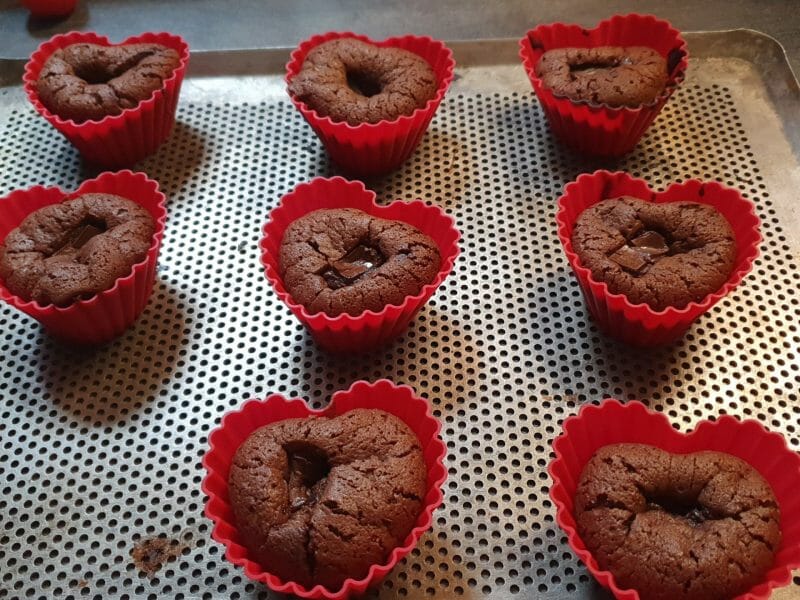 Cliquez pour zoomer ! Moelleux au chocolat cœur fondant Thermomix par Carine63