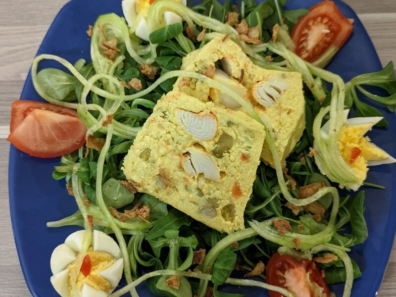 Cliquez pour zoomer ! Terrine de macédoine et surimi Thermomix par maylismanoe