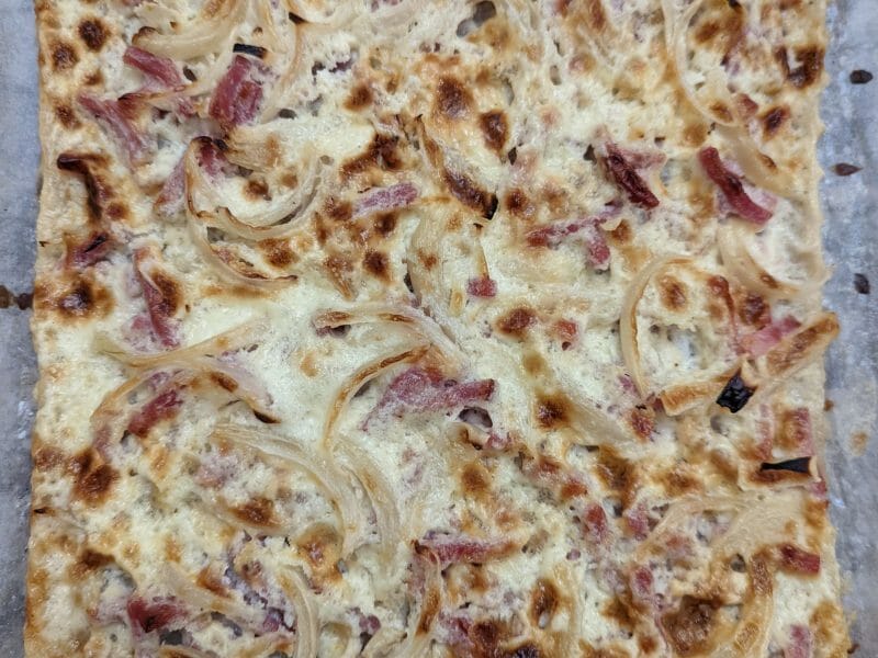 Cliquez pour zoomer ! Flammekueche traditionnelle Thermomix par maylismanoe