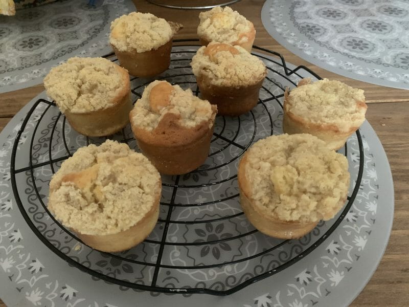 Cliquez pour zoomer ! Muffins aux pommes façon crumble Thermomix par Imh10