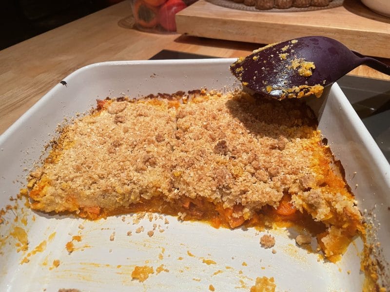 Cliquez pour zoomer ! Crumble de butternut au chorizo Thermomix par Elodie1280