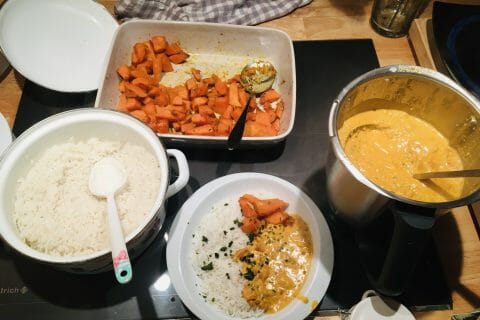 Cliquez pour zoomer ! Curry de butternut, pois chiches et lentilles Thermomix par Elodie1280