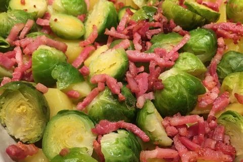 Cliquez pour zoomer ! Gratin de choux de Bruxelles au comté Thermomix par Elodie1280