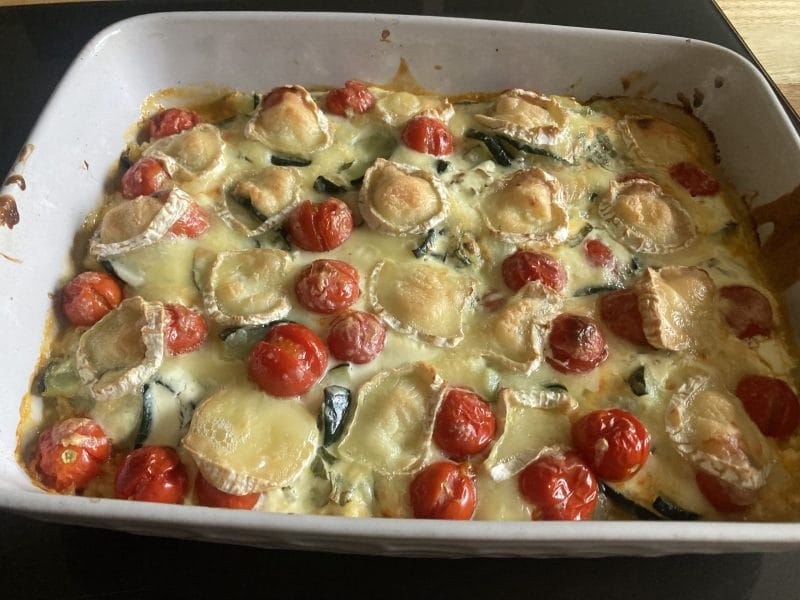 Cliquez pour zoomer ! Gratin de courgettes au chèvre Thermomix par Elodie1280