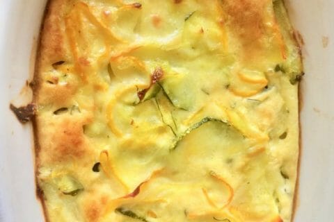 Cliquez pour zoomer ! Clafoutis courgettes et feta Thermomix par Elodie1280