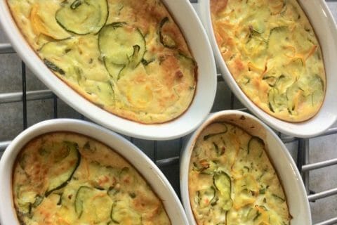 Cliquez pour zoomer ! Clafoutis courgettes et feta Thermomix par Elodie1280