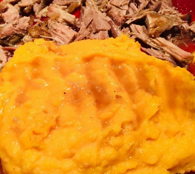 Cliquez pour zoomer ! Purée de pommes de terre et patates douces Thermomix par Elodie1280