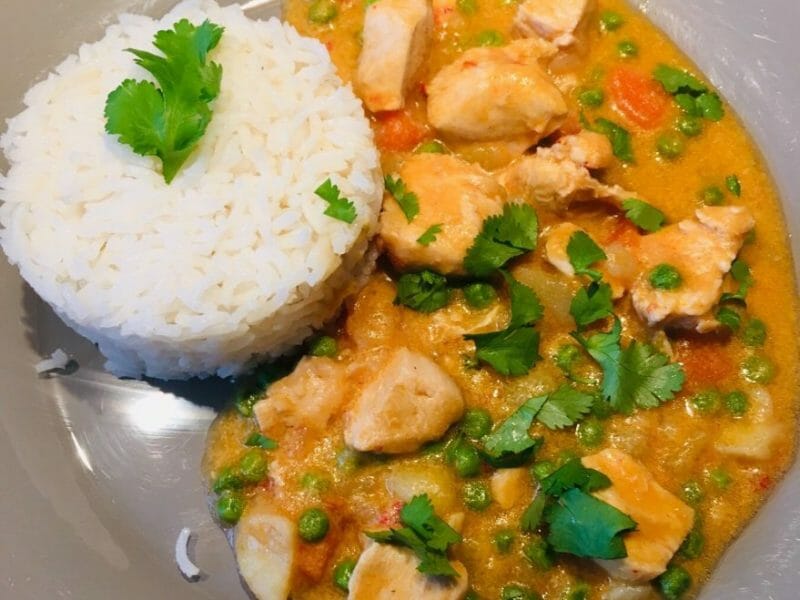 Cliquez pour zoomer ! Poulet Thaï au curry Thermomix par Elodie1280