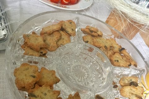 Cliquez pour zoomer ! Crackers salés à l’emmental et aux graines Thermomix par Elodie1280