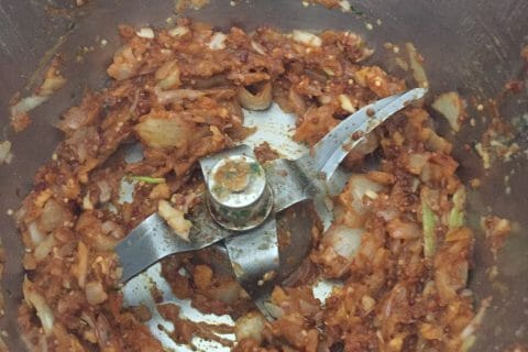 Cliquez pour zoomer ! Steaks lentilles, pois chiches, courgettes Thermomix par Elodie1280