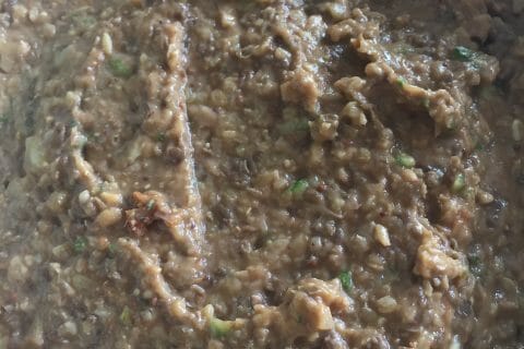 Cliquez pour zoomer ! Steaks lentilles, pois chiches, courgettes Thermomix par Elodie1280