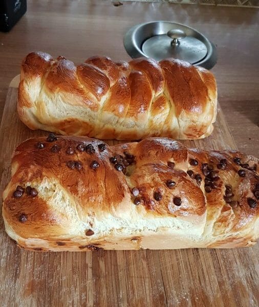 Cliquez pour zoomer ! Brioche tressée à la mie filante Thermomix par Bettycel