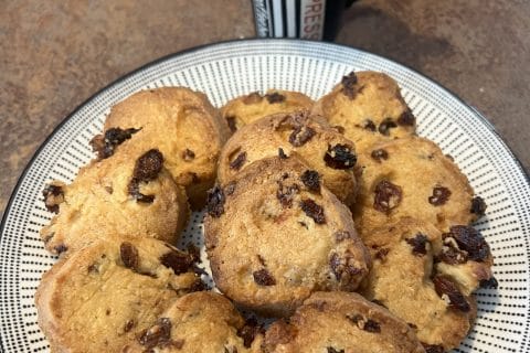 Cliquez pour zoomer ! Sablés aux raisins secs et au rhum Thermomix par cricridu10