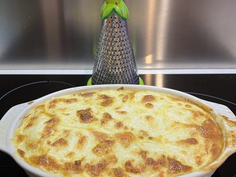 Cliquez pour zoomer ! Flan poireaux, saumon fumé et mozzarella Thermomix par cricridu10