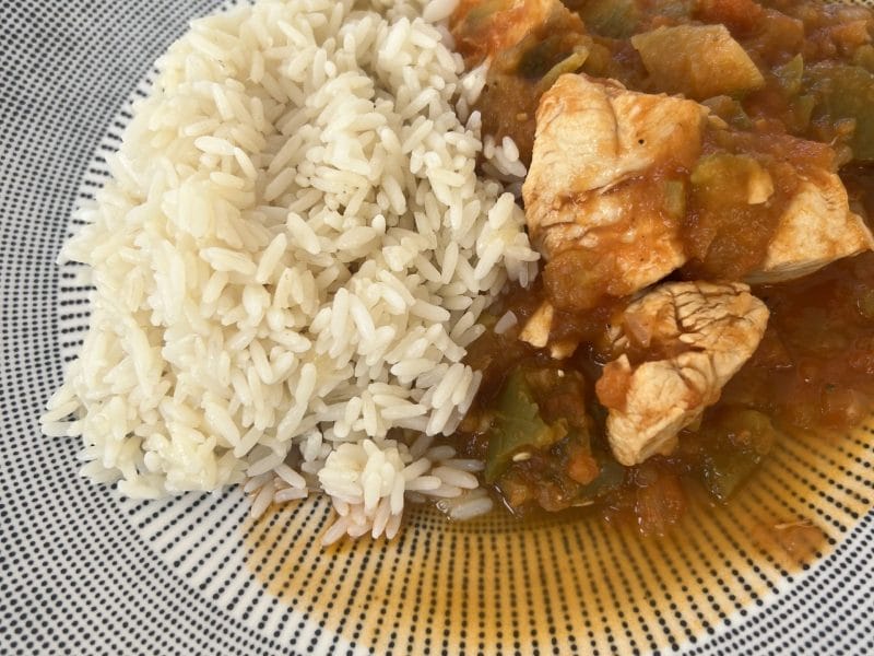 Cliquez pour zoomer ! Escalopes de poulet basquaise Thermomix par cricridu10