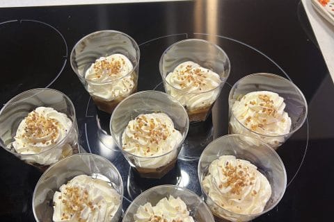 Cliquez pour zoomer ! Verrines banane, confiture de lait et chantilly Thermomix par cricridu10