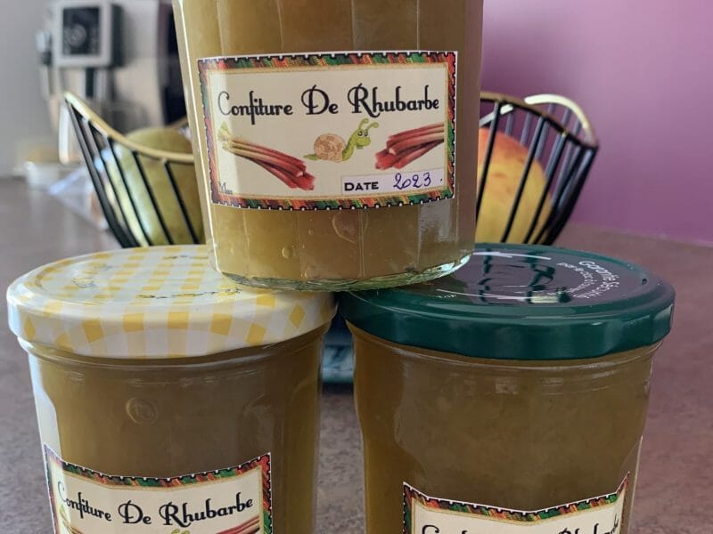 Cliquez pour zoomer ! Confiture de rhubarbe Thermomix par cricridu10