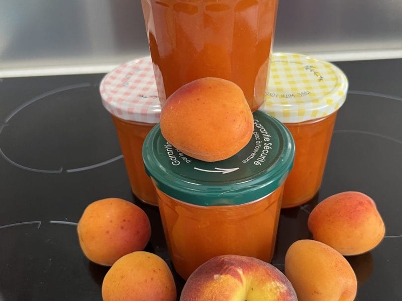 Cliquez pour zoomer ! Confiture pêches et abricots Thermomix par cricridu10