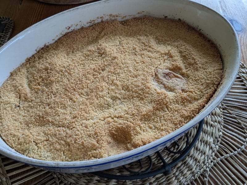 Cliquez pour zoomer ! Crumble aux Pommes Thermomix par elenajalan